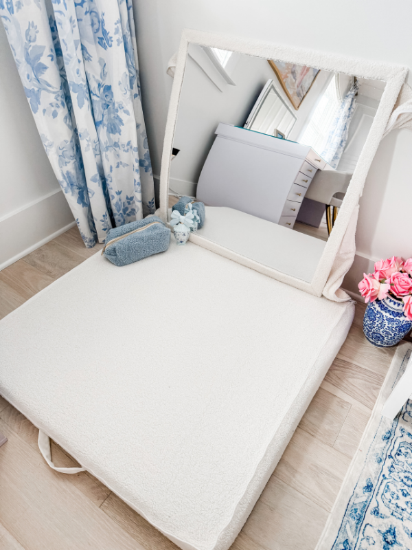 Floor Vanity Pillow: Cream Puff